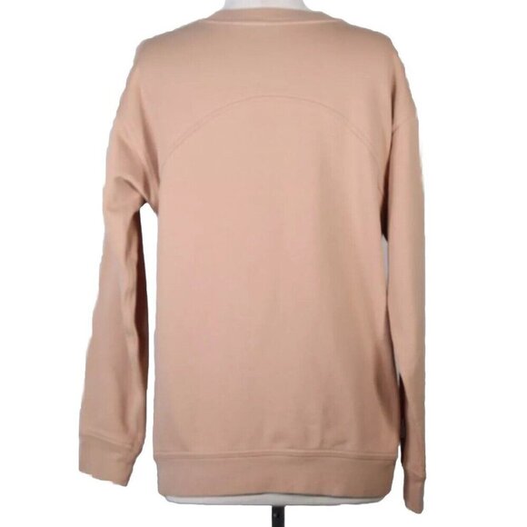 Lululemon Women's Medium Tan Brown Crew Neck Pullover Sweater Casual Long Sleeve - Picture 4 of 6